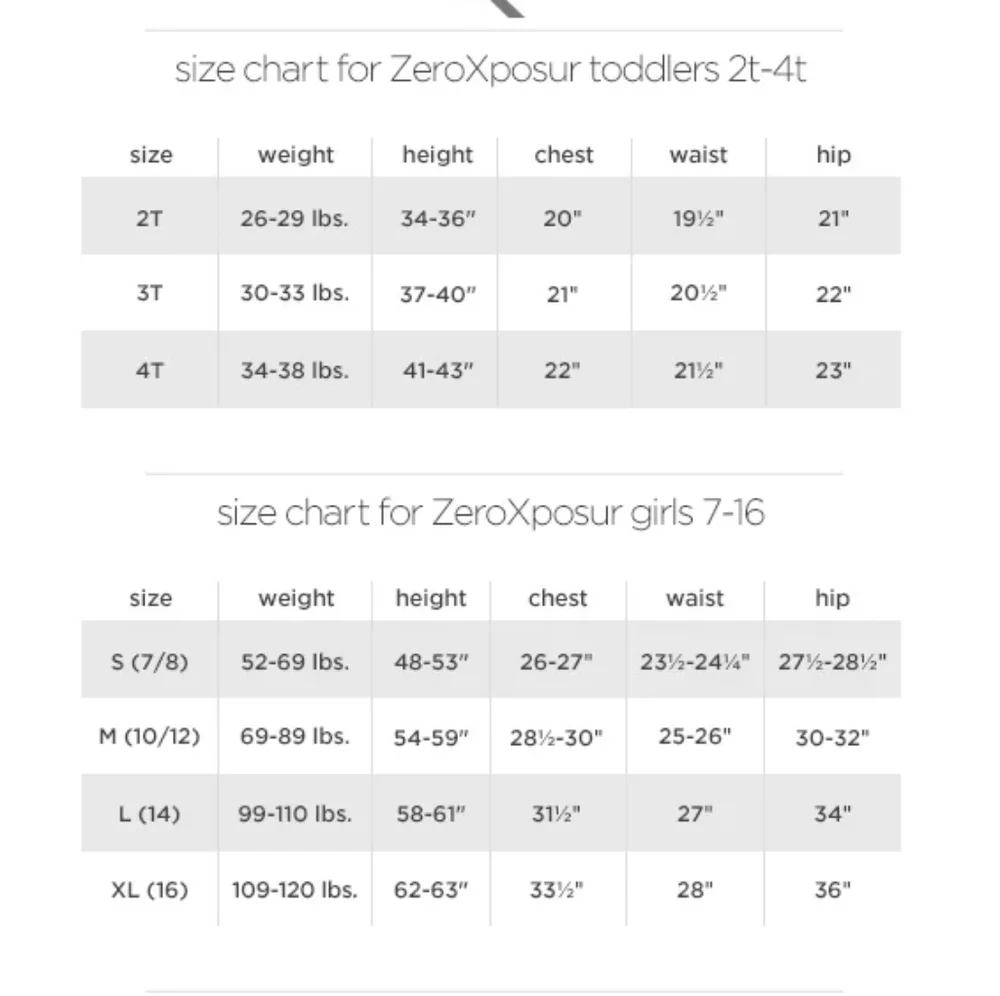 ZeroXposur Floral Big Girls One Piece